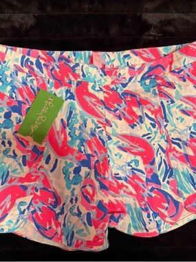 Lilly Pulitzer Pink & Blue Printed Women’s Shorts